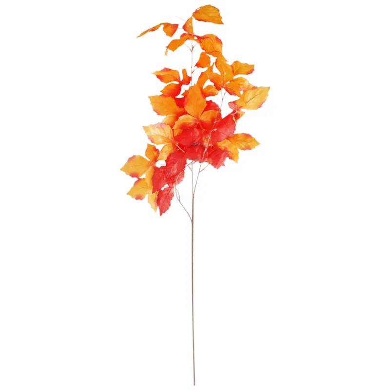 GAŁĄZKA JESIENNA 95 cm Do KOMPOZYCJI FLORYSTYCZNYCH Kolor - Pomarańczowy