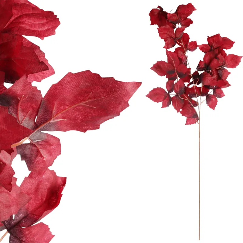 GAŁĄZKA JESIENNA 95 cm Do KOMPOZYCJI FLORYSTYCZNYCH Kolor - Czerwony