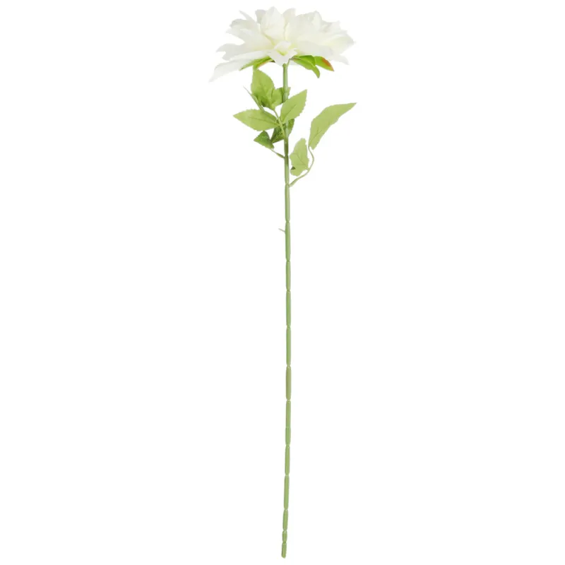 DALIA Duży KWIAT SZTUCZNY Do Wazonu 74 cm - Biała