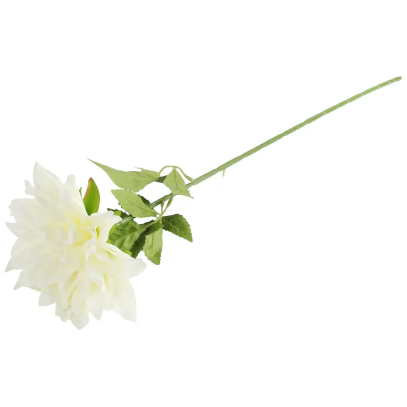 DALIA Duży KWIAT SZTUCZNY Do Wazonu 74 cm - Biała