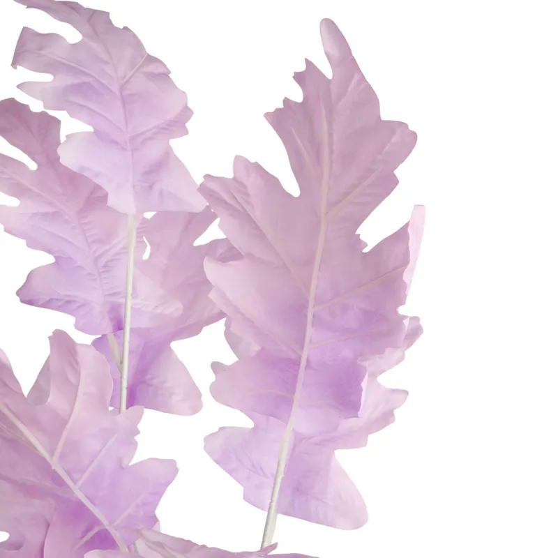 SZTUCZNA GAŁĄZKA JESIENNEGO DĘBU 95 cm Do KOMPOZYCJI FLORYSTYCZNYCH Kolor - Fioletowy