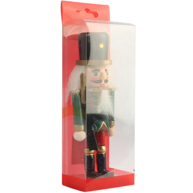 Figurka Świąteczna Dekoracyjny Dziadek Do Orzechów 15 cm Gwardzista - Niebieski