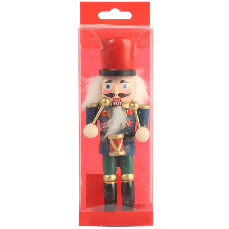Figurka Świąteczna Dekoracyjny Dziadek Do Orzechów 15 cm Gwardzista - Zielony