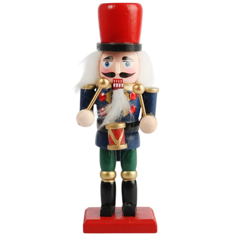 Figurka Świąteczna Dekoracyjny Dziadek Do Orzechów 15 cm Gwardzista - Zielony