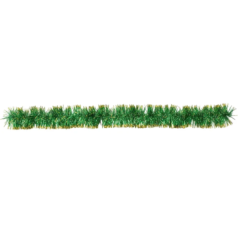 Łańcuch Choinkowy Średnica 7 cm, Długość 4 m - Zielono-Złoty