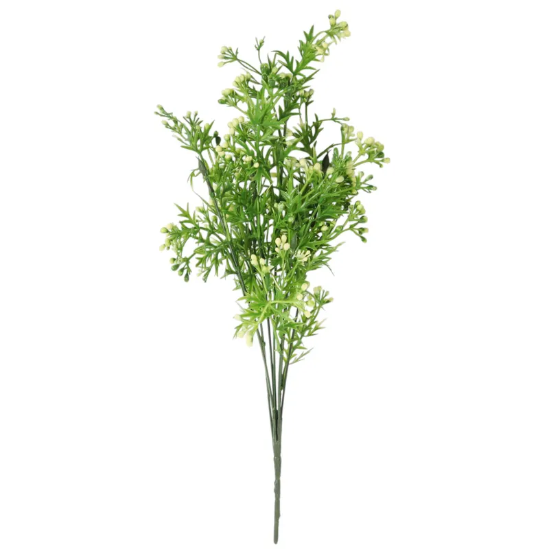 SZTUCZNY Bukiet TRAWA Dziki Koper 43 cm - Biały
