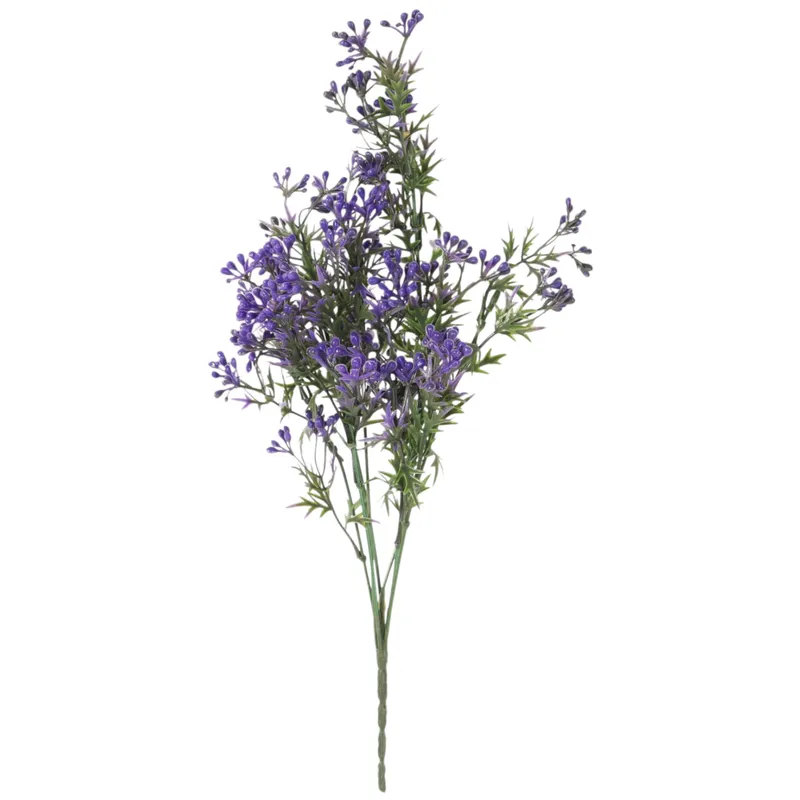 SZTUCZNY Bukiet TRAWA Dziki Koper 43 cm - Fioletowy
