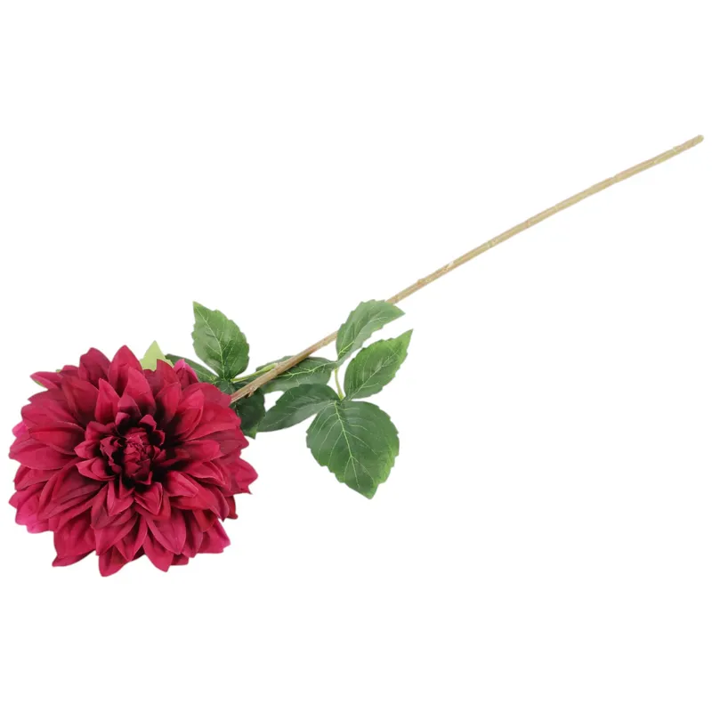Dalia DUŻY Kwiat Pojedynczy CIEMNY FIOLET 74 cm