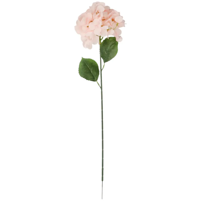 Gałązka HORTENSJI 68 cm Jasno-Różowa