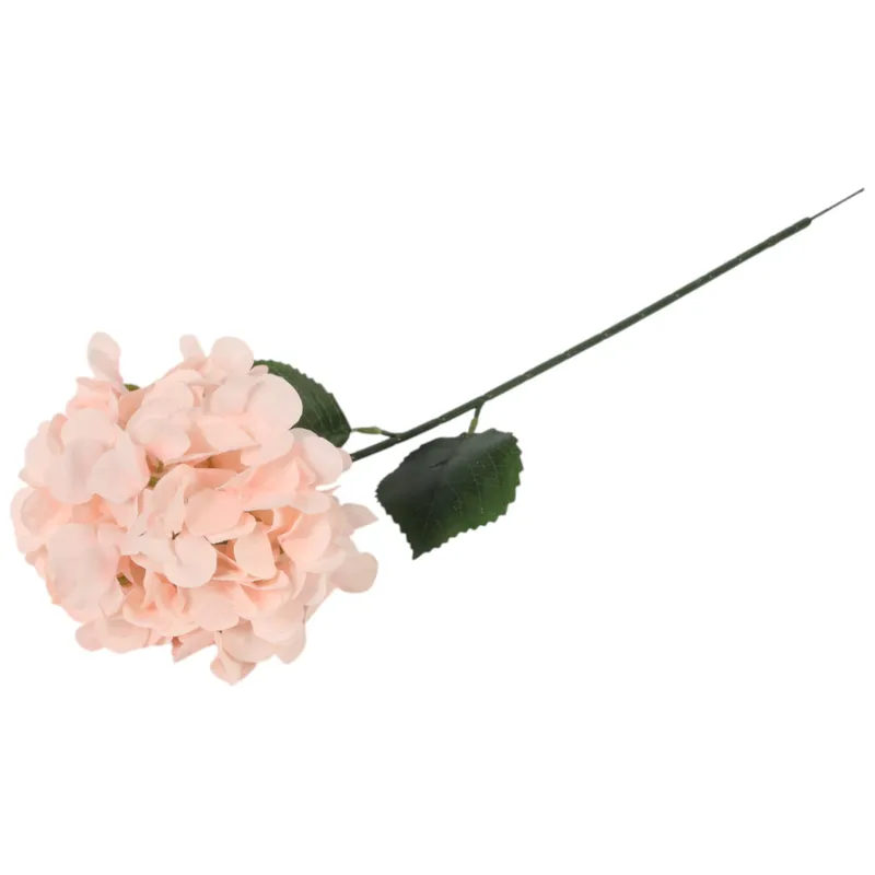 Gałązka HORTENSJI 68 cm Jasno-Różowa