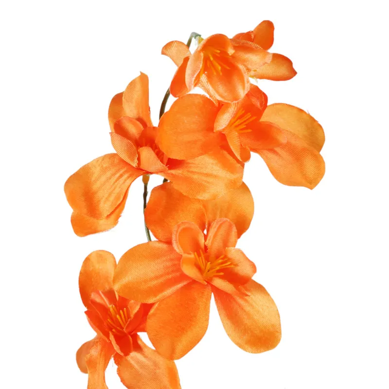 Storczyk Gałązka Kolor 66 cm - Pomarańczowa