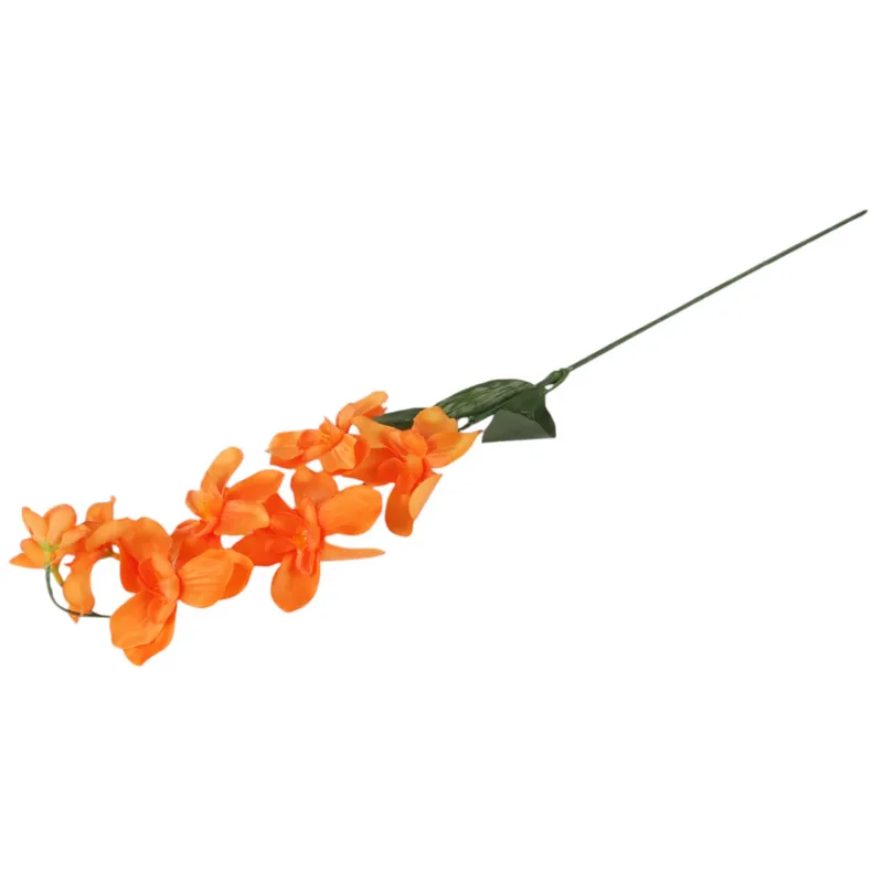 Storczyk Gałązka Kolor 66 cm - Pomarańczowa