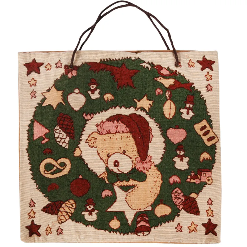 Torba Gobelinowa Na Prezenty 40x38 cm Miś