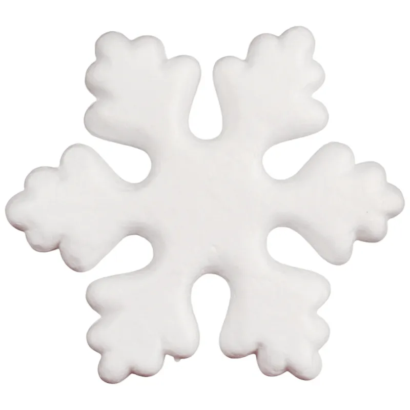 ŚNIEŻYNKI STYROPIANOWE 15 cm 2 szt DEKORACJA Do Ozdabiania Decoupage
