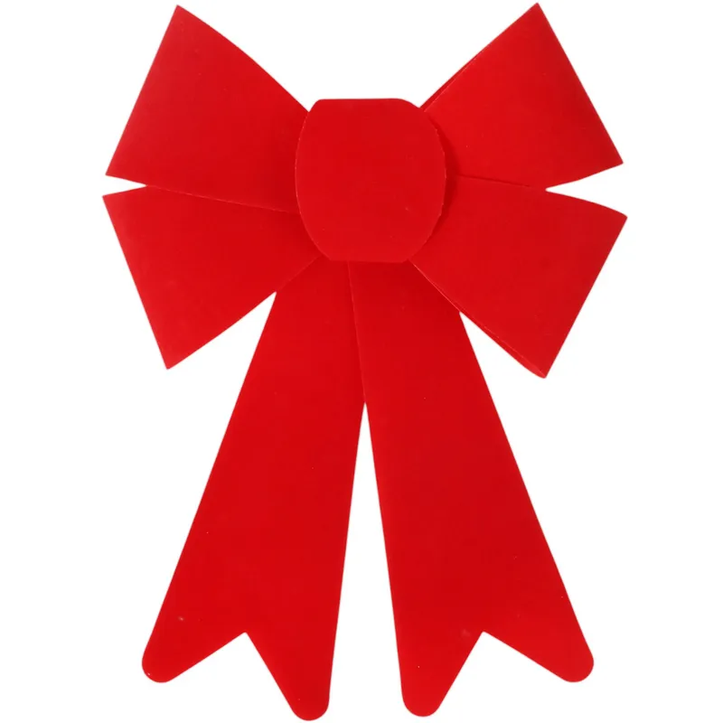 Kokarda Na Choinkę 20x15cm Ozdoba Stroik Dekoracja Zawieszka - Czerwona
