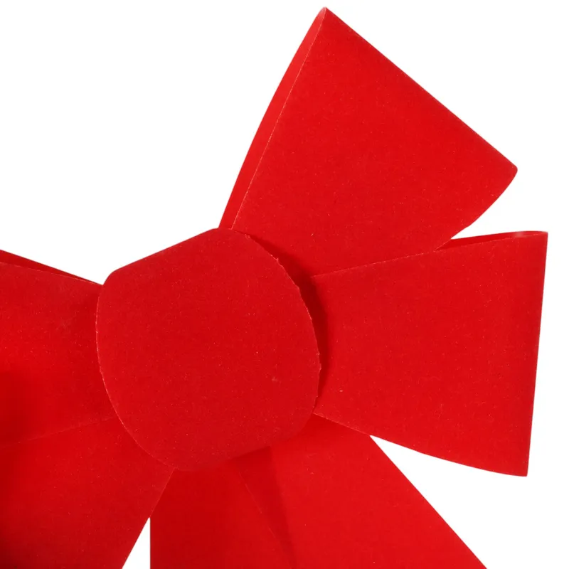 Kokarda Na Choinkę 20x15cm Ozdoba Stroik Dekoracja Zawieszka - Czerwona