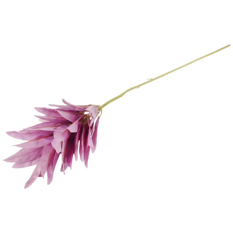 GAŁĄZKA DEKORACYJNA KURKUMA Kwiaty Sztuczne Na Do WAZONU Kompozycja Kwiaty 84 cm - Fioletowa