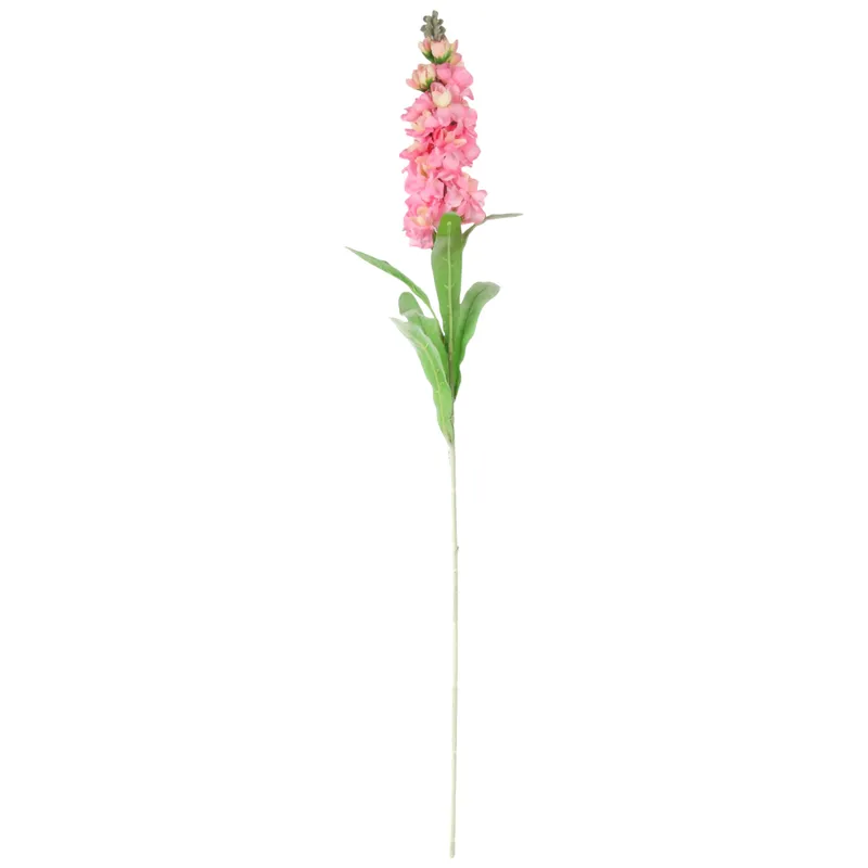 LEWKONIA Kwiat Sztuczny Do Wazonu 70 cm - RÓŻOWA