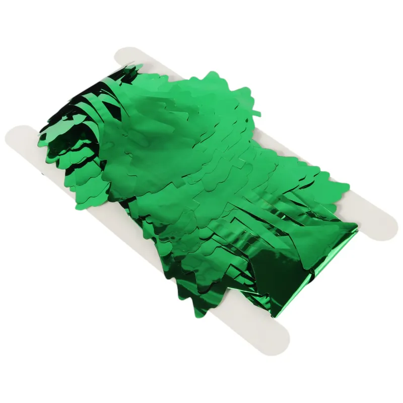 KURTYNA DEKORACYJNA LAMETA 100 cm X 200 cm Choinki - Zielone