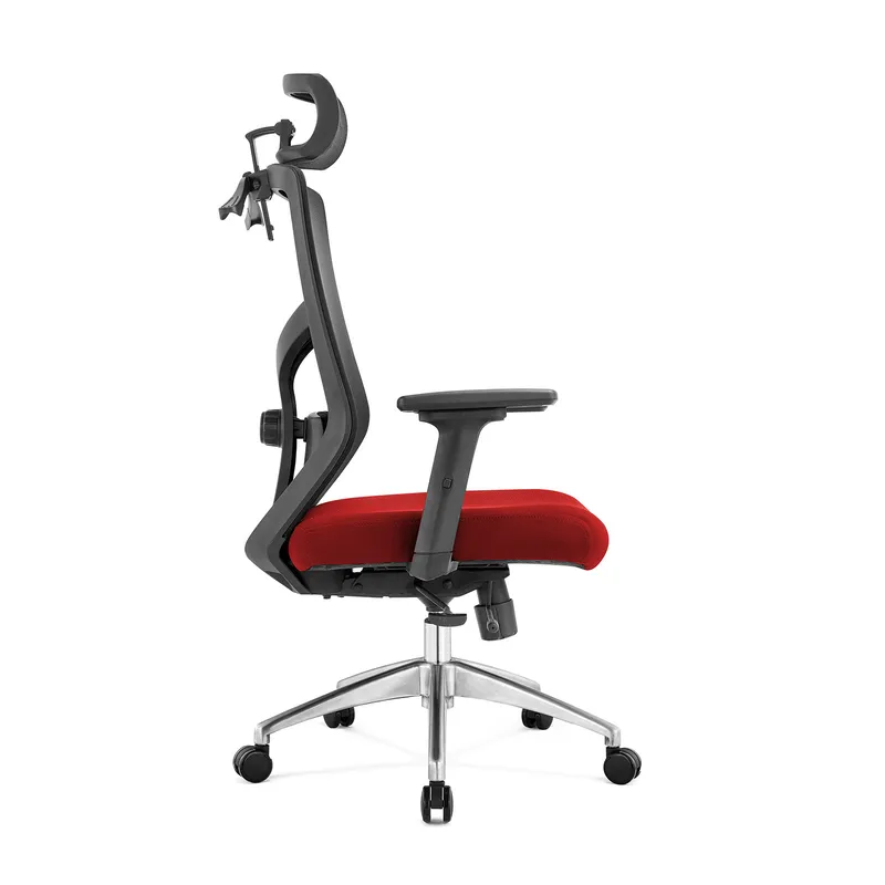 Fotel Biurowy Ergonomiczny Rosa ANGEL - Czerwony