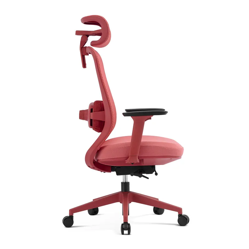 Fotel Biurowy Ergonomiczny ANGEL FizjO Z Funkcją Masażu - Czerwony