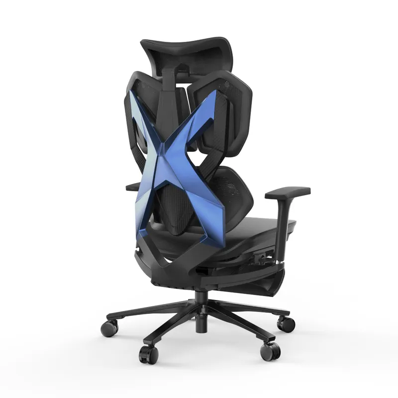 Fotel Ergonomiczny Gamingowy Angel Furia PRO Z Podnóżkiem