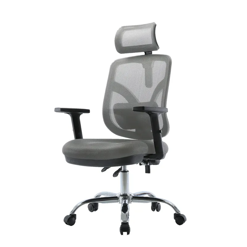 Fotel Ergonomiczny ANGEL Biurowy Obrotowy JOkasta - Szara