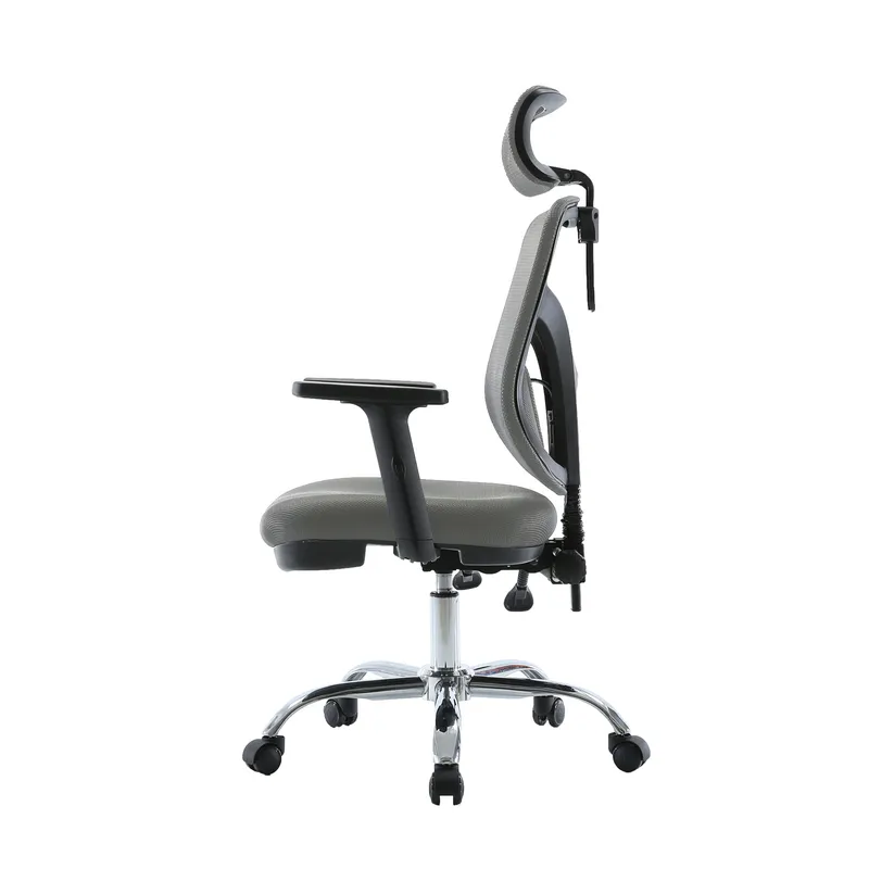 Fotel Ergonomiczny ANGEL Biurowy Obrotowy JOkasta - Szara