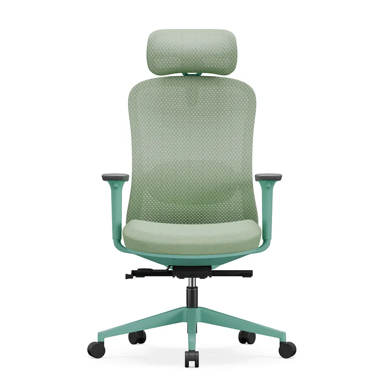 Fotel Biurowy Ergonomiczny ANGEL FizjO Z Funkcją Masażu - Miętowy