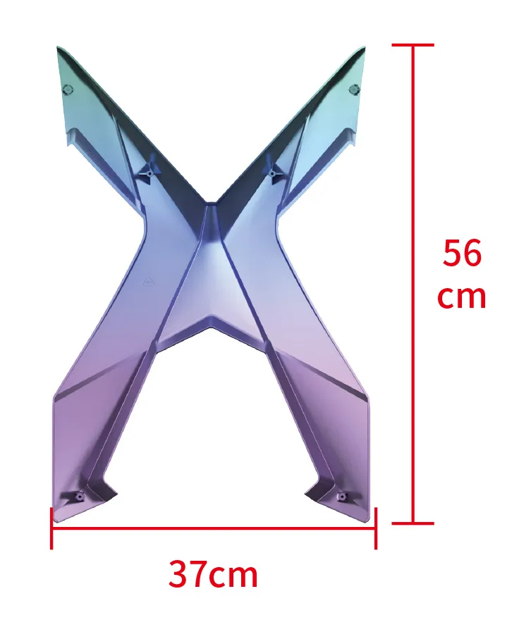 Tylna Osłona "X" Angel XDekor Różowo Niebieski