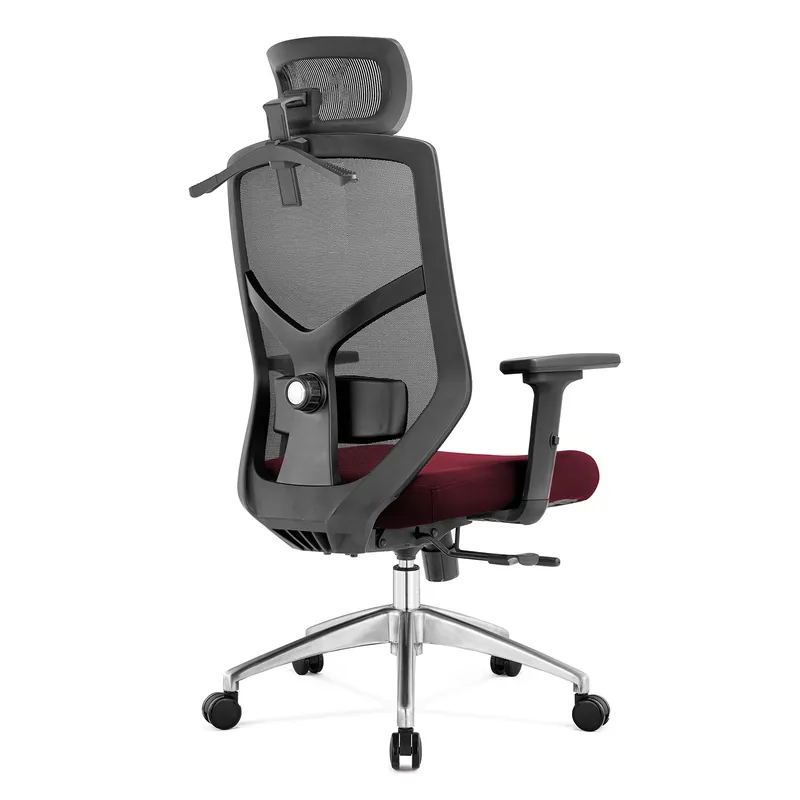 Fotel Biurowy Ergonomiczny Rosa ANGEL - Bordowy