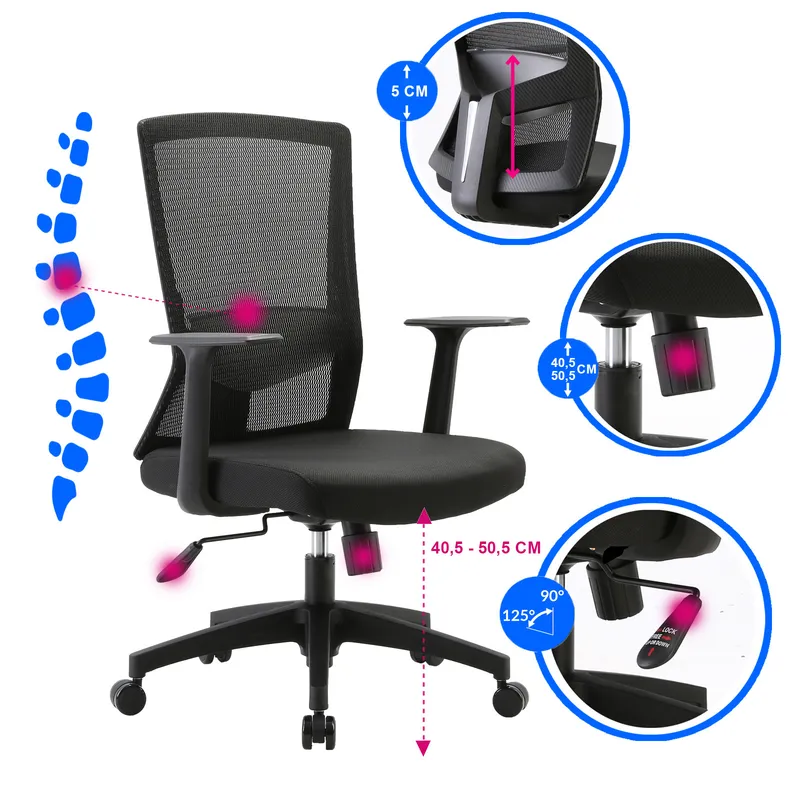 Fotel Ergonomiczny ANGEL Biurowy Obrotowy JuliO