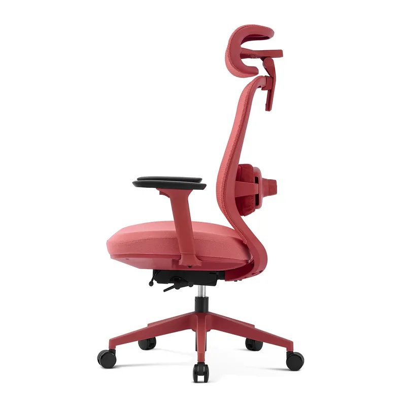 Fotel Biurowy Ergonomiczny ANGEL FizjO Z Funkcją Masażu - Czerwony