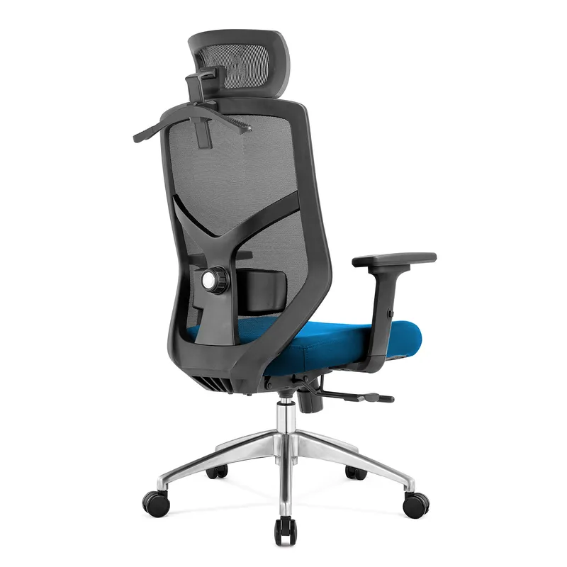 Fotel Biurowy Ergonomiczny Rosa ANGEL - Niebieski