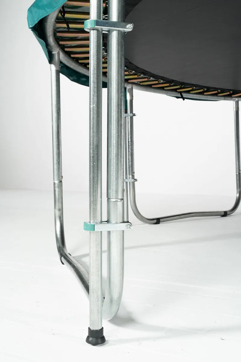 Trampolina Ogrodowa Jumpi 374CM/12FT Maxy Comfort Z Wewnętrzną Siatką - Czarna