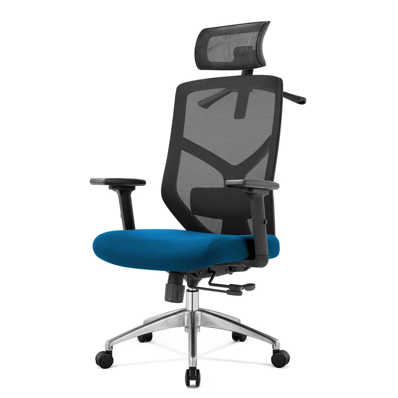Fotel Biurowy Ergonomiczny Rosa ANGEL - Niebieski