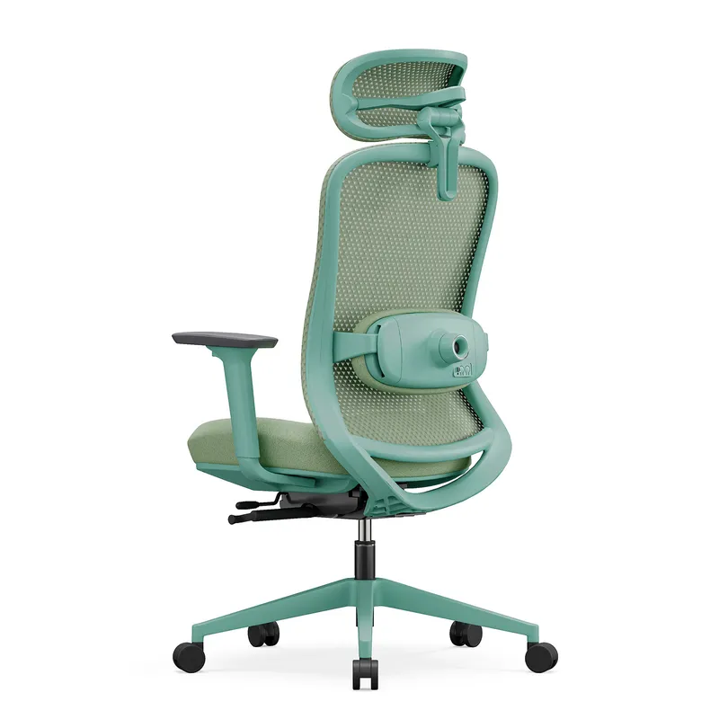 Fotel Biurowy Ergonomiczny ANGEL FizjO Z Funkcją Masażu - Miętowy