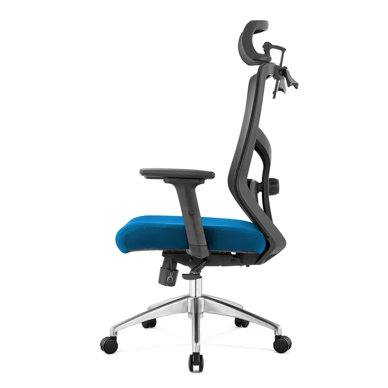 Fotel Biurowy Ergonomiczny Rosa ANGEL - Niebieski