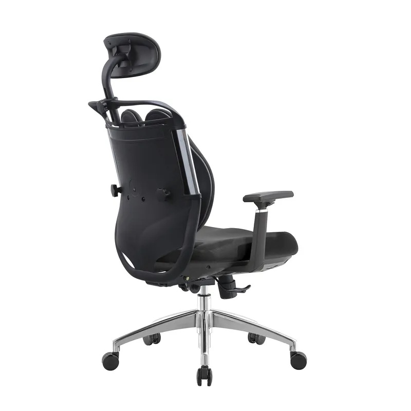 Fotel Biurowy Ergonomiczny ANGEL Stelio - Czarny