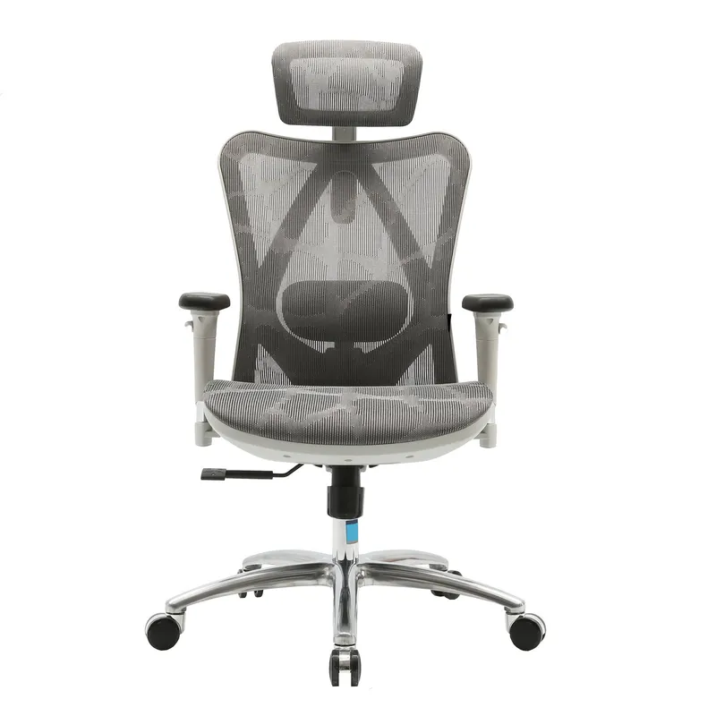 Fotel Ergonomiczny ANGEL Biurowy Obrotowy KalistO - Szary