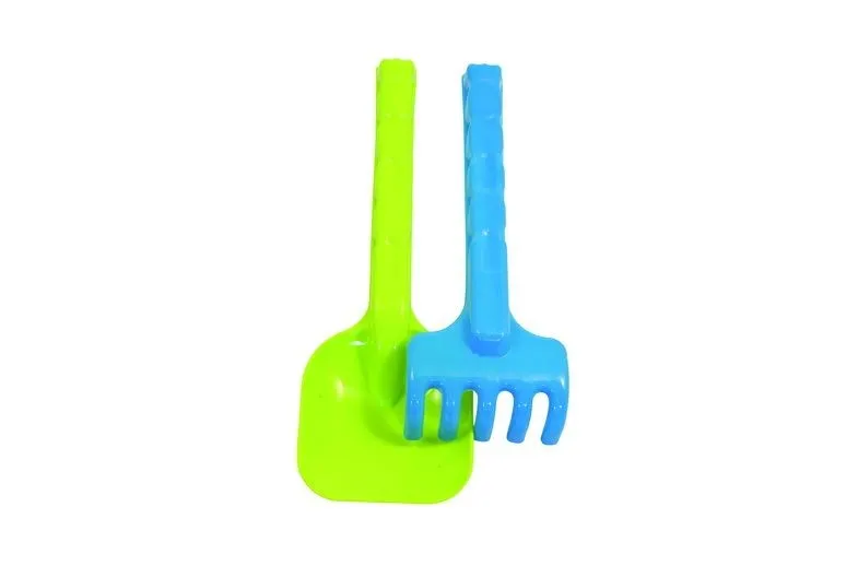 Zestaw Łopatka I Grabki 25 cm Do Piaskownicy TUM-TUM Z Plastiku