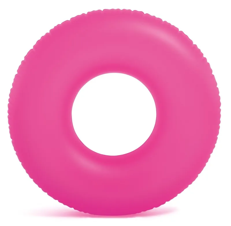 Koło Do Pływania Dmuchane Neonowe Półmatowe 91 cm INTEX Mix Kolorów
