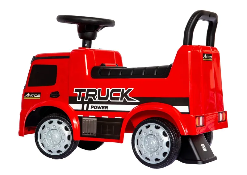 Jeździk Odpychacz Truck Antos Z Światłem I Dźwiękiem TUM-TUM - Czerwony