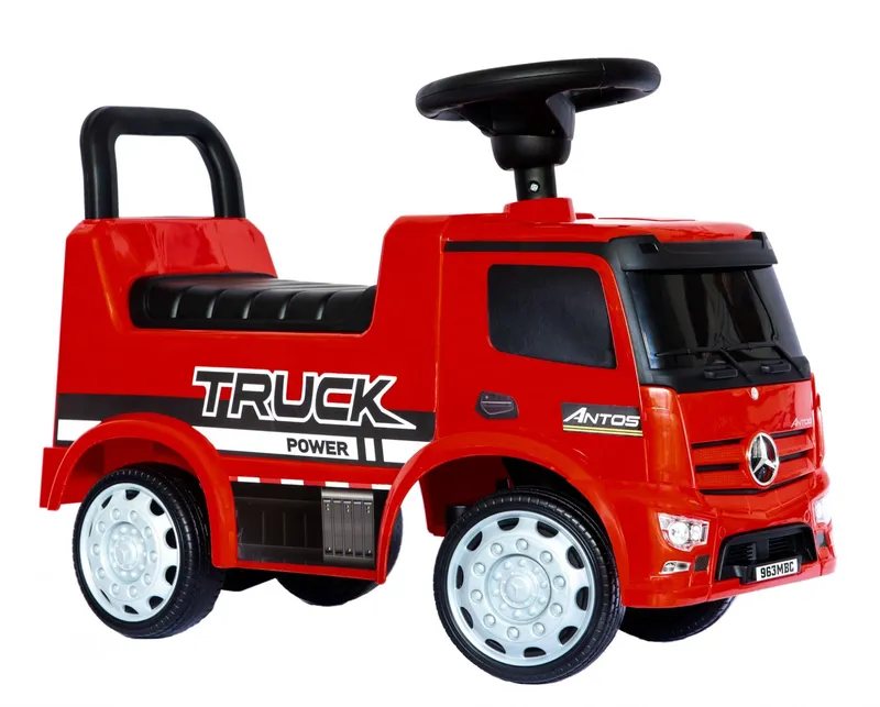 Jeździk Odpychacz Truck Antos Z Światłem I Dźwiękiem TUM-TUM - Czerwony