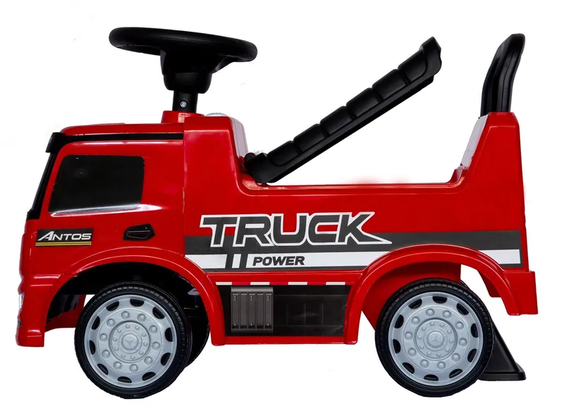 Jeździk Odpychacz Truck Antos Z Światłem I Dźwiękiem TUM-TUM - Czerwony
