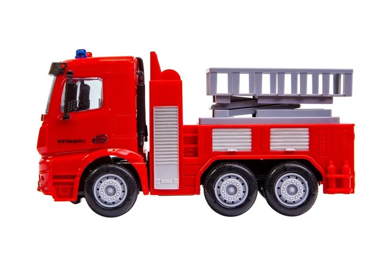 Straż Pożarna Z Napędem Friction Ruchoma Platforma TUM-TUM 18 cm