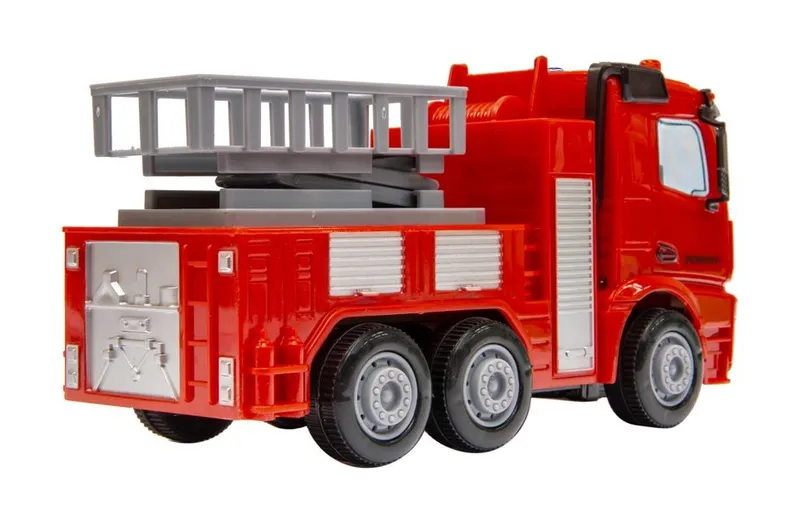 Straż Pożarna Z Napędem Friction Ruchoma Platforma TUM-TUM 18 cm
