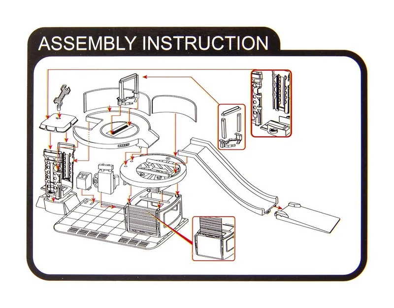 Parking Straż Pożarna Z 3 Autkami 7 cm Zabawkowy Dla Dzieci TUM-TUM