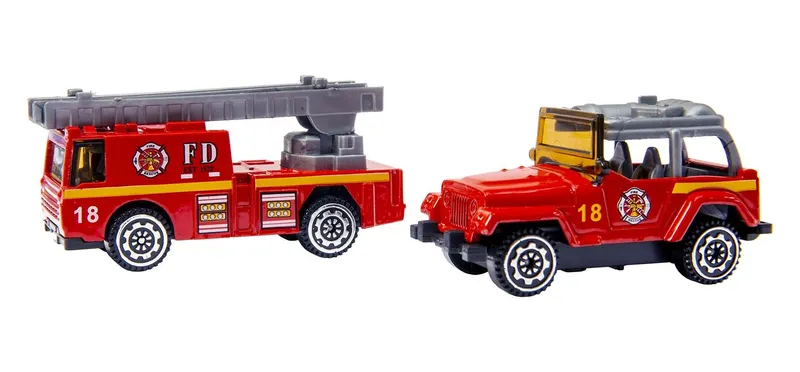 Parking Straż Pożarna Z 2 Autkami Rozkładany TUM-TUM 59 x 20 x 10 cm