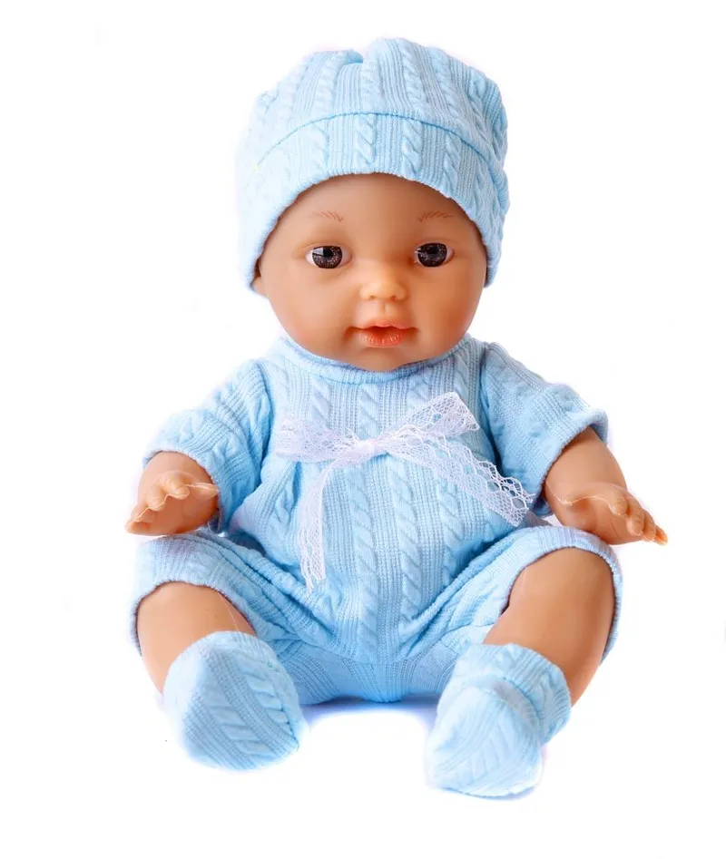 Lalka Bobas Z Akcesoriami Pije I Siusia W Niebieskim Ubranku TUM-TUM 29 cm